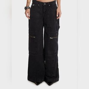 The Ragged Priest Zip Sweeper Jeans - 36